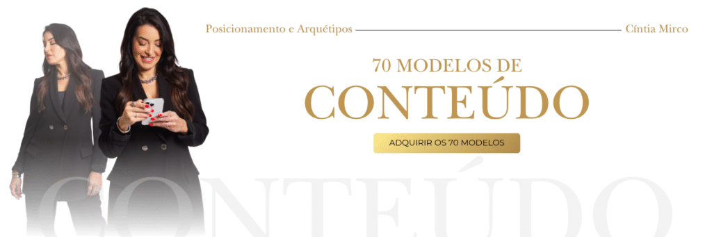 70 modelos de conteúdo